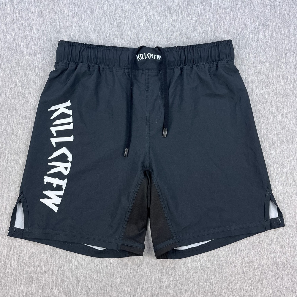 Kill Crew BSEM Shorts XL (34-36) Black Porrada Series Vol. 1 Stretch Muay Thai